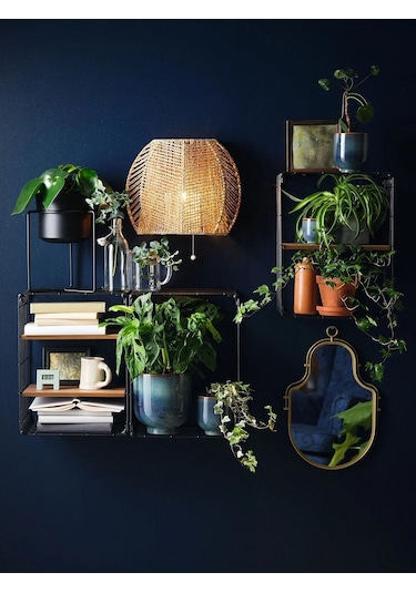 Duvar Lambası El Örgüsü Meridyendukkan Deniz Sazı Naturel Duvar Dekorasyonu-aplik