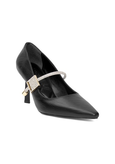 Miss Park Moda Pm439 K951 Kadın Klasik Topuklu Ayakkabı Siyah Siyah