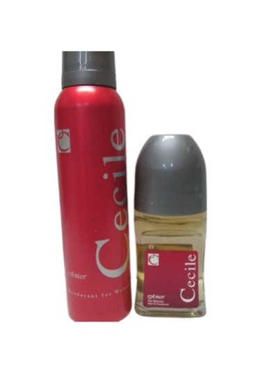 Cecile Amor Deodorant 150 ML + Roll On 50 ML