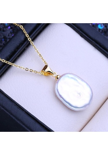 Lsooyh Doğal Tatlısu 12-16mm Büyük Barok Inci Takı Setleri Basit Kolye Kolye Gelin Düğün Damla Küpe Kadınlar Için Moda Hediyeler Altın