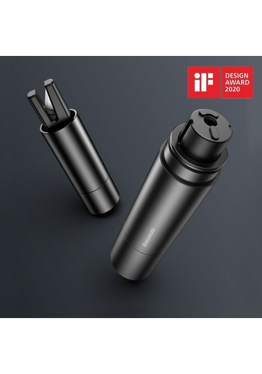 Pazly Baseus Acil Durum Çekiç - Cam Kırıcı & Emniyet Kemeri Kesici, Araç İçin Hayat Kurtaran Alet