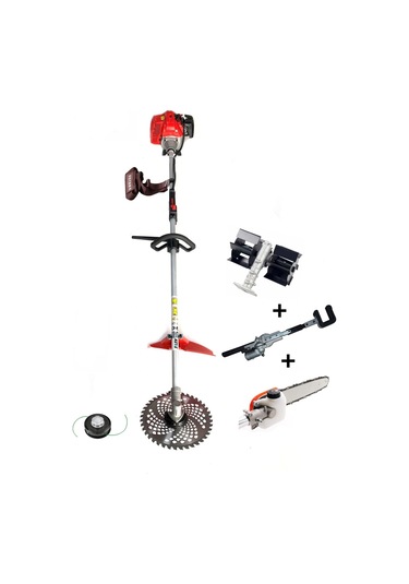 Silen C-52 3.2 KW 4.6HP Yan Tırpan + Zeytin Silkeleme + Dal Testere + Paletli Çapa Makinesi