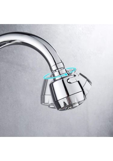 Adet Kısa 360 Derece Dönebilen Musluk Havalandırıcı Mutfak Musluk Başlığı 2 Modlu Ayarlanabilir Duş Başlığı Filtre Püskürtücü Mutfak Banyo İçin Diğer