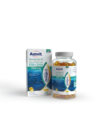 Ausvit Ultra Omega 3 2500 MG 180 Softgels