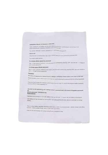 Homyl Elektronik Kod Dolabı Dosya Kilidi Ev Mobilyaları Tarif Edildiği Gibi