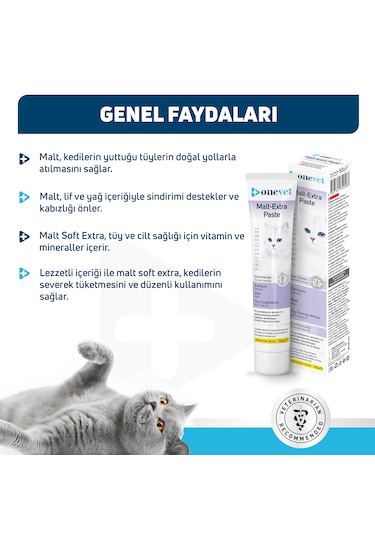 Onevet Malt Extra Paste Tüy Yumağı Önleyici Kedi Maltı 50 Gr
