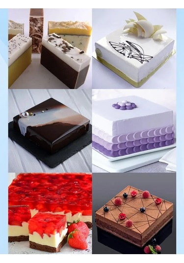 Silico Silikon Kare 16 Tor Supervisor Kalıbı 162873605 Siyah