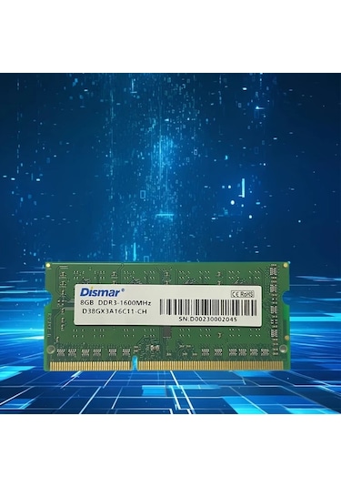 Meridiangoods Dismar Ddr3 8gb 1600mhz 240pin Sodımm Dizüstü Masaüstü Ram