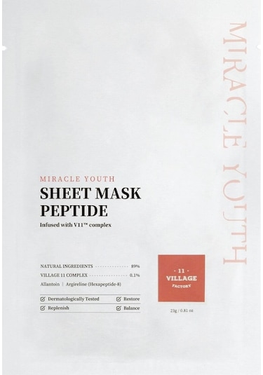 Village 11 Factory Miracle Youth Sheet Peptit Maskesi 23 G