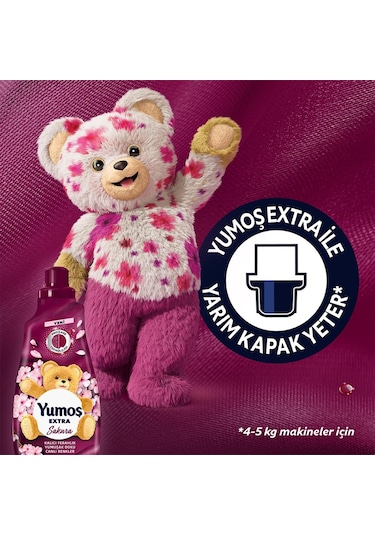 Yumoş Extra Konsantre Yumuşatıcı Sakura 4 x 1440 ML