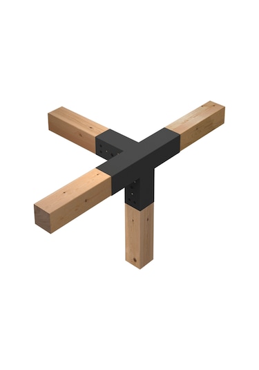 9 X 9 Ahşap Kirişler Için Tetraflex 4 Kollu Pergola Orta Braketi