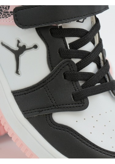 Cool Haykat 31-36 Siyah Pudra Çocuk Spor Ayakkabı-siyah Pudra Siyah - Pudra