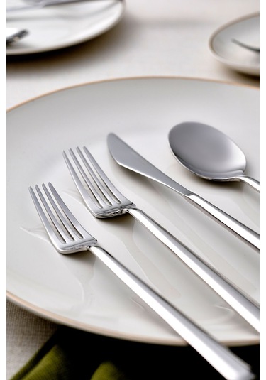 Karaca  Mandy Platin 6 Kişilik 24 Parça Çatal Kaşık Bıçak Takımı
