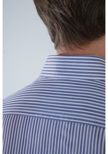 Bisse Regular Fit Erkek Uzun Kol Klasik Yaka Cepsiz Pamuk Lacivert Gömlek Gmczg250129 D39 Lacivert