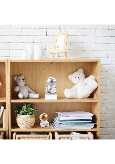 Neevoyu Uzaylı Kitap Okuyan Dekoratif Figür - Abs Malzeme Ev Dekoru Ornamenti