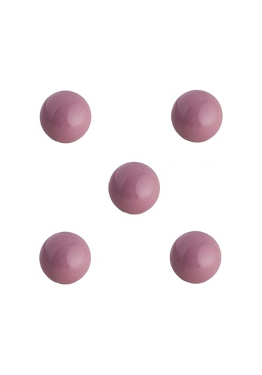 5 Adet Tomurcuk Porselen Top Düğme Pembe Çocuk Odası Kulp Pembe
