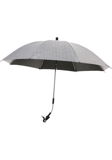 Suntek Bebek Arabası Şemsiyesi Kelepçeli Seyahat Yaz Gri Gri