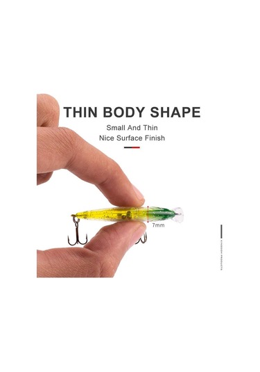 Krallık Balıkçılık Cazibesi Crankbait Isca Yapay Jerakbait Yavaş Batan 45mm 3.6g Wobblers Minnow Pike Alabalık Cazibesi Modeli 0502