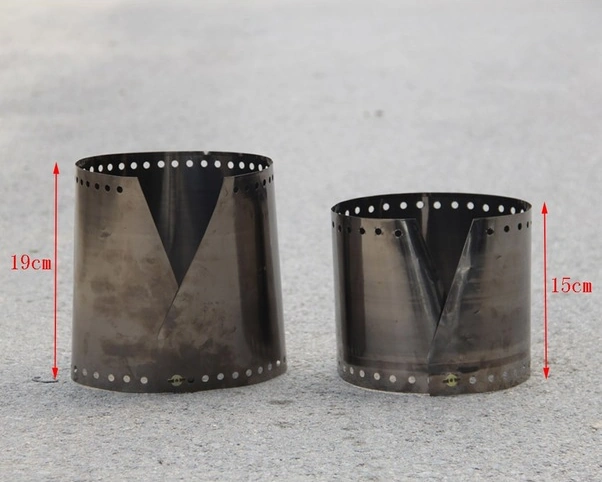 Fortunelane Kamp & Piknik İçin Ultra İnce Titanyum Rüzgar Koruyucu - Yakıt Tasarrufu Sağlar Çok Renkli