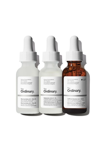 The Ordinary Caffeine Solution + Hyaluronic Acid + Niacinamide Serum 3 x 30 ML