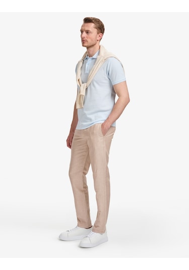 Pierre Cardin Erkek Açık Mavi Tişört Basic 50321128-vr003