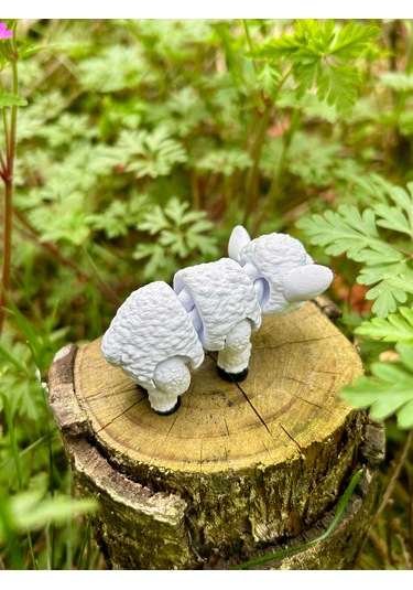 Kuzu Oyuncak 3d Hareketli Organik Oyuncak Vip Model- Orta Boy