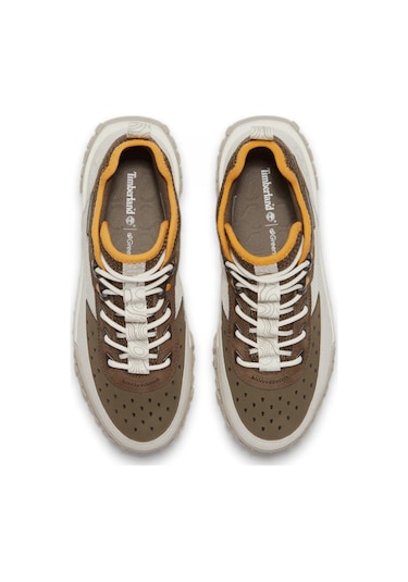 Timberland Tb0a6cw1 Greenstride Motion 6 Mid Lace Up Sneaker Kahve-beyaz Erkek Ayakkabı Kahve-beyaz