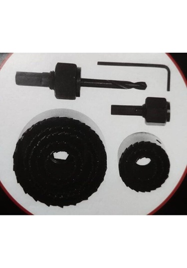 11 Parça 19-64 Mm Alçıpan Ahşap Delme Panç Seti