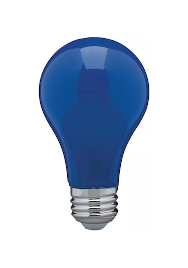 1 Adet 10 Watt Mavi Işık E27 Duy Led Ampul, Mavi Işık 10 Watt Tasarruflu Led Ampul, Mavi Işık Ampul