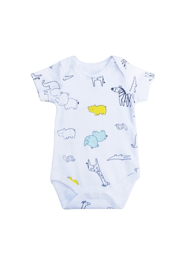Owlishop Owli Bebek Body Kısa Kol Zoo Zoo Mint Yeşili