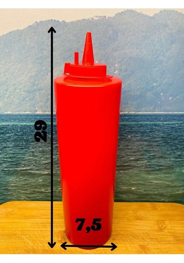 Perfect Shop Salata Sosu Kabı Plastik. Sos Şişesi. 136746756 Kırmızı Kadife