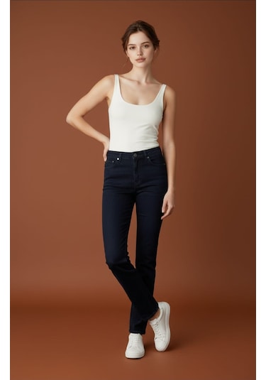 Skinny Kalıp Kadın Pantolon-byn-36000 Lacivert