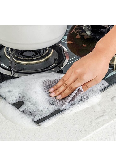 Ranyeek Ev Temizlik Bezi: Tek Kullandım Atılan, Yağ Tutmayan, Suyu Emici, Mutfak Ve Restoran Uygun, Gri Renkli Non-woven Mop