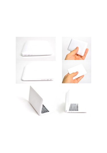 Xindoker Portatif Mini Dizüstü Stili Güneş Parlatıcı Makyaj Aracı - Beyaz