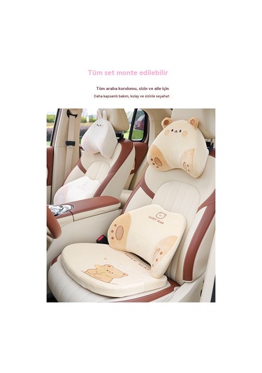 Aurora Araba Yumuş Koltuk Mindere Bej 1-Krem