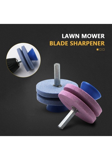 Yuntech01 Pembe/ Mavi Seçenekli 7mm Uçlu Dayanıklı Korumlu Çim Biçme Makinesi Bıçak Taslaştırıcı