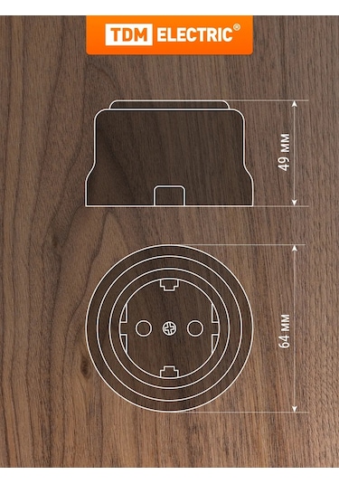 Tdm Electric Vivi Tdm Tekli Yüzey Montajlı Priz 16a 250v 229909272 Vivi