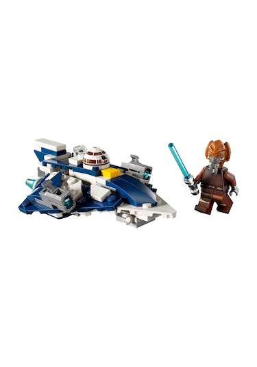 LEGO® Star Wars: Klon Savaşları Plo Koon'un Jedi Starfighter™ Mikro Savaşçısı 75400 - 6 Yaş ve Üzeri Çocuklar için Oyuncak Yapım Seti (89P)