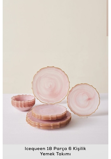 Karaca  Icequeen 18 Parça 6 Kişilik Yemek Takımı