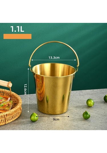 Suntek Magideal Metal Buz Kovası Soğutma Suyu Partileri Için Altın