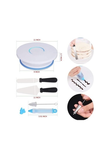 Bloomnest 170 Parça Kek Dekorasyon Alet Seti, Pikap Nozulları Ve Pişirme Malzemeleri Diğer