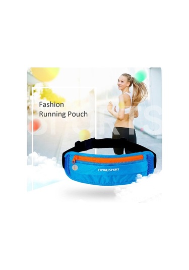 Ulzyvf Koşu Kemeri - Su Geçirmez Spor Bel Çantası, Telefon/anahtar/kulaklık, Ayarlanabilir, Reflektif - Kırmızı Kırmızı