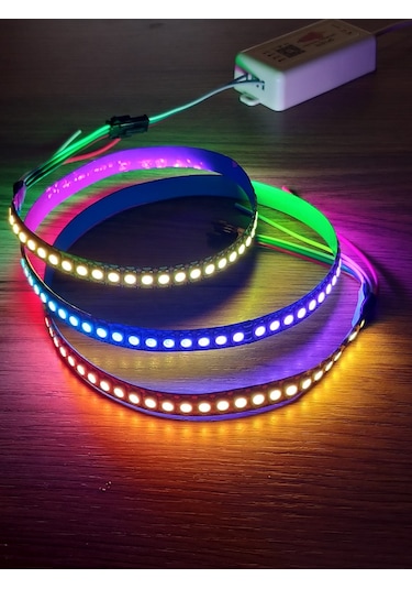 Ws2812B Ayrı Ayrı Adreslenebilir Argb 144Lü Şerit Led 5V