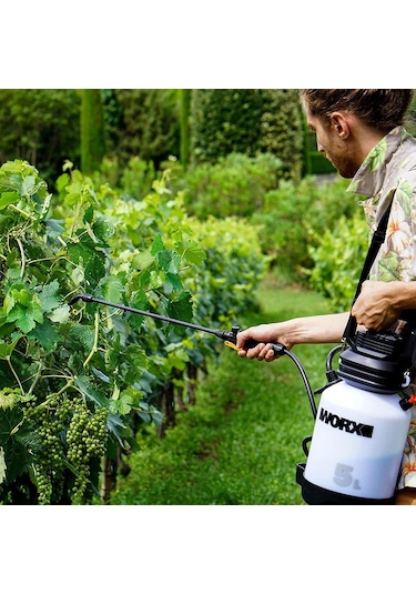 Worx WG829E 20V 2.0Ah Li-Ion Omuz Askılı Basınçlı Ilaçlama Pompası 5 L