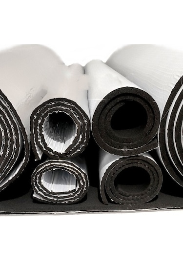 Araç Oto Ses Isı Yalıtım 10cmx5metre 9mm Yapışkanlı Kauçuk