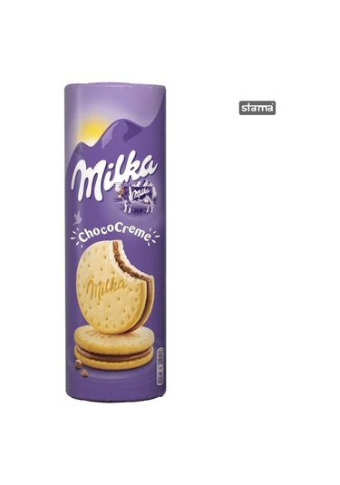 Milka Choco Creme Sütlü Çikolatalı ve Kakao Kreması Dolgulu Bisküvi 260 G