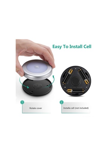 6ışık Yayan Diyot İnsan Vücudu Indüksiyon Lambası Dolap Koridor Tuvalet Akıllı Ev Işığı Diğer