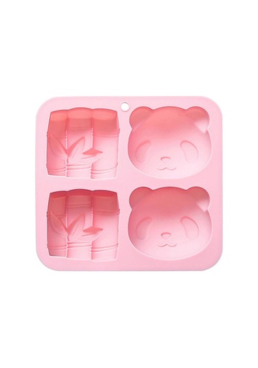 Fondan Çikolata Kalıbı Panda Bambu Şekilli Silikon Kalıp Diğer