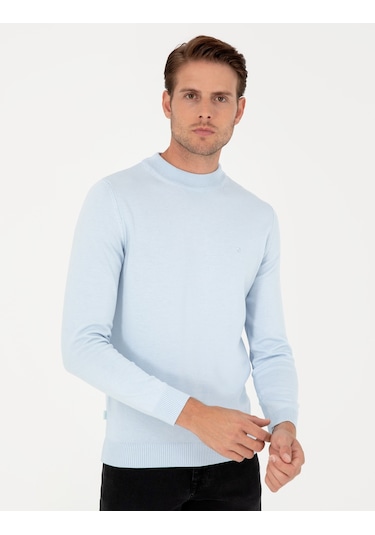 Pierre Cardin Erkek Açık Mavi Kazak /triko 50296564-vr003 Açık Mavi