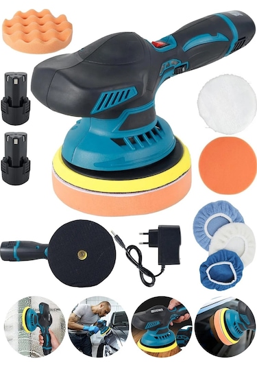 Moonshop Alman 36 V Li-ion Çift Akülü 6 Kademe Devir Ayarlı Pasta